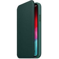 Чехол для iPhone Xs книга Apple Leather Folio Cape (MRWY2ZM/A) Forest Green