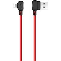 USB кабель Hoco X19 Enjoy Lightning для зарядки и синхронизации, длина 1,2 метра (Красный)