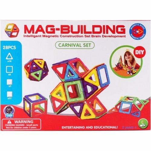 Магнитный Конструктор Mag-Building MG001 28 магнитов - фото 1 - id-p211062524