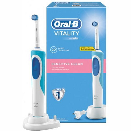 Электрическая зубная щетка Braun Oral-B Vitality Sensitive Clean (D12.513S) - фото 3 - id-p211063202