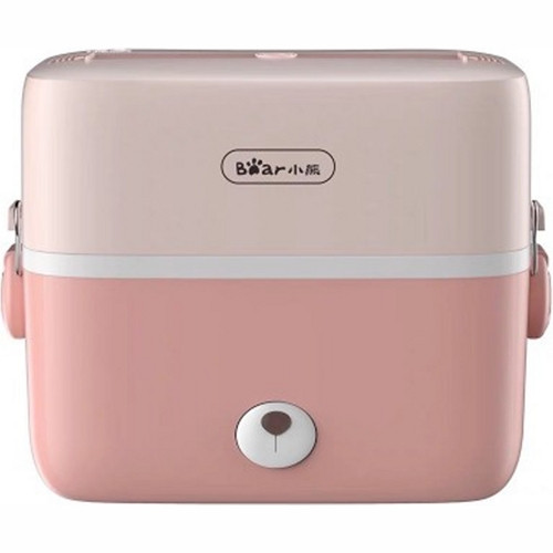 Ланч-бокс с подогревом Small Bear Electric Lunch Box (DFH-B12U8) Розовый - фото 4 - id-p211063238