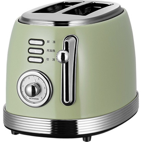 Тостер-гриль Ocooker Small Retro Toaster (Зеленый) - фото 1 - id-p211063266