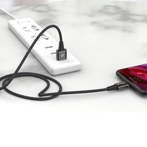 USB кабель Wsken X1 Pro со съемными магнитными разъемами MicroUSB и USB-C 1.2 метра - фото 4 - id-p211063299