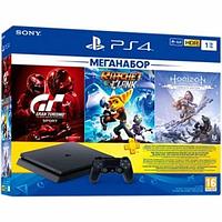 Игровая приставка PlayStation 4 1Тб + HZD CE/GTSII/R&C / PS719702399 (PS+3M)