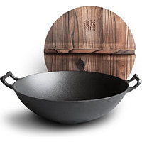 Сковорода чугунная Chinese Cast Iron Wok (Черный)