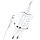 Зарядное устройство Hoco N4 Aspiring 2 USB 2.4A + Lightning кабель (Белый), фото 2