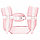Рюкзак кенгуру XiaoYang Y0352 (Розовый) 60-120 см, фото 4