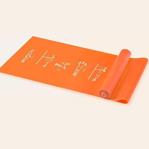 Лента эластичная для фитнеса Yunmai Elastic Band 0.35 мм YMTB-T401 (Оранжевый) - фото 3 - id-p211063370