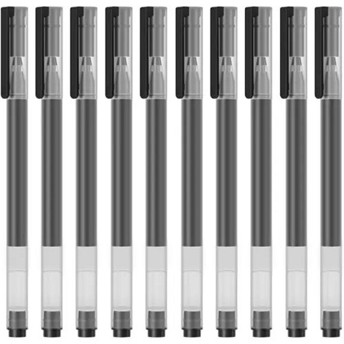 Набор гелевых ручек Mi Jumbo Gel Ink Pen 10 шт. (MJZXB02WC1) Черный - фото 1 - id-p211063382