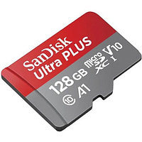 Карта памяти SanDisk Plus Ultra USD microSD Class 10 UHS1 128GB скорость 100 MB/s (SDSQUB3-128G-GN6MA)