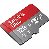 Карта памяти SanDisk Ultra microSD 128GB (120МБ/с, C10, UHS1, A1) SDSQUA4-128G-GN6MA