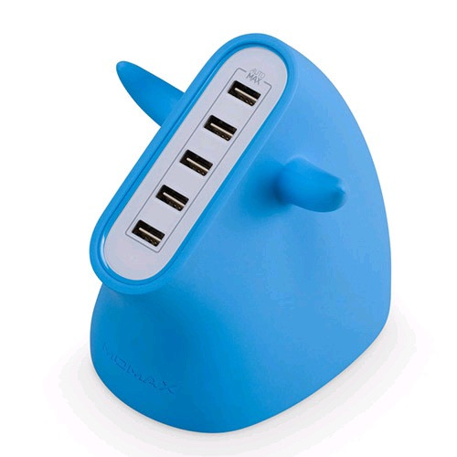 Сетевой блок питания Momax U.Bull 5 USB Charger 8A/40W (UM5S) синий - фото 1 - id-p211062714