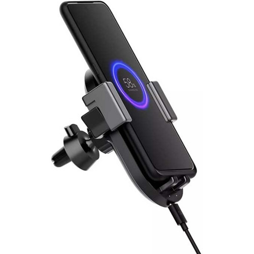 Автодержатель ZMI Wireless Charging Car Holder с функцией беcпроводной зарядки+ АЗУ (WCJ10) Черный - фото 3 - id-p211062719
