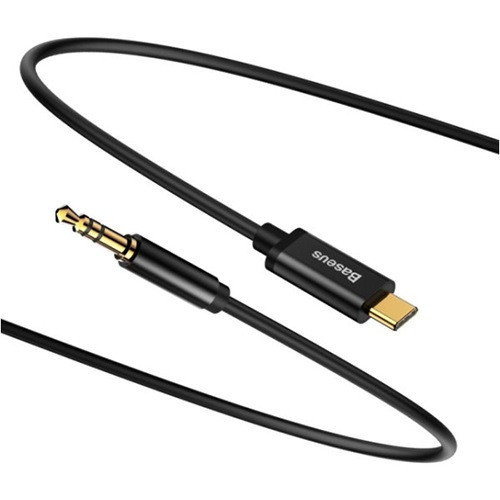 Аудио-кабель AUX Baseus Yiven M01 Type-C Male - 3.5 Male Audio Cable 1,2 метра (CAM01-01) Черный - фото 1 - id-p211062739