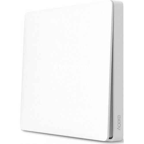 Умный выключатель Aqara Smart Light Switch одинарный накладной (Белый) - фото 1 - id-p211062751