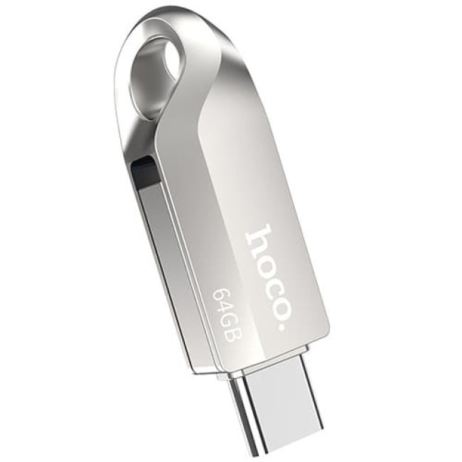 USB Flash Hoco UD8 64GB (Серебристый) - фото 1 - id-p211064078