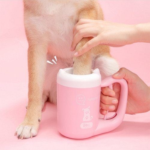 Чаша для очищения лап домашних животных PETKIT Pet Foot Clean Cup Cleaning Silicone Washing (Розовый) - фото 1 - id-p211062784