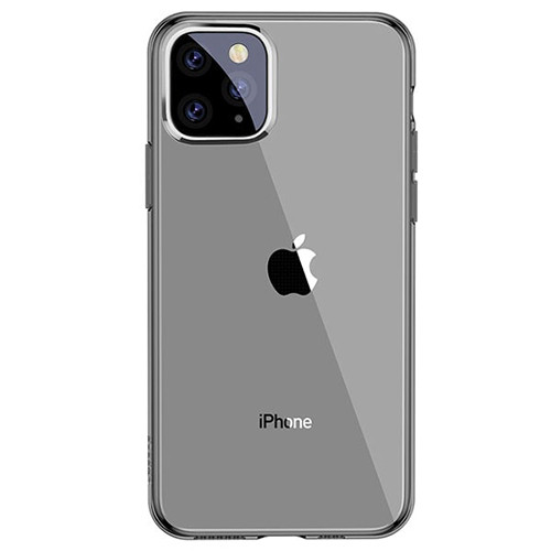 Чехол для iPhone 11 накладка (бампер) Baseus Simplicity Series силиконовый прозрачный серый - фото 2 - id-p211062797