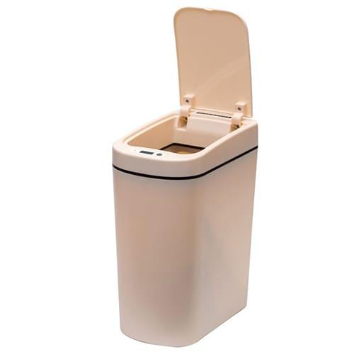 Умное мусорное ведро Ninestars Waterproof Sensor Trash Can 7л DZT-7-2S (Бежевый) - фото 2 - id-p211063500