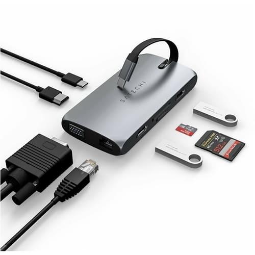 Мультипереходник Satechi USB-C On-the-Go Multiport Adapter (ST-UCMBAM) Серый - фото 4 - id-p211063611