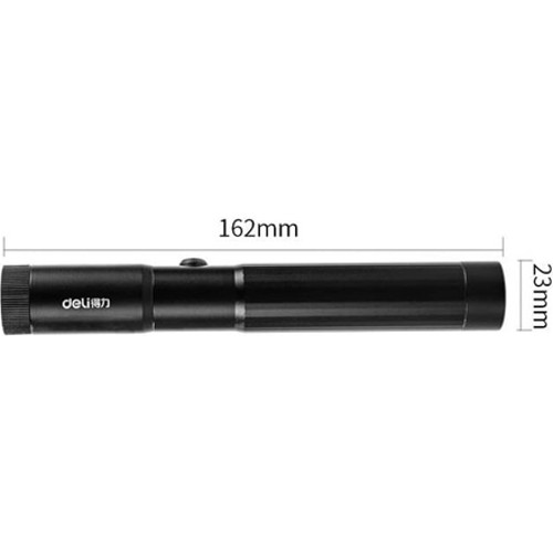 Указка лазерная портативная DELI laser Pointer 2000 Mah (Черный) - фото 3 - id-p211062933