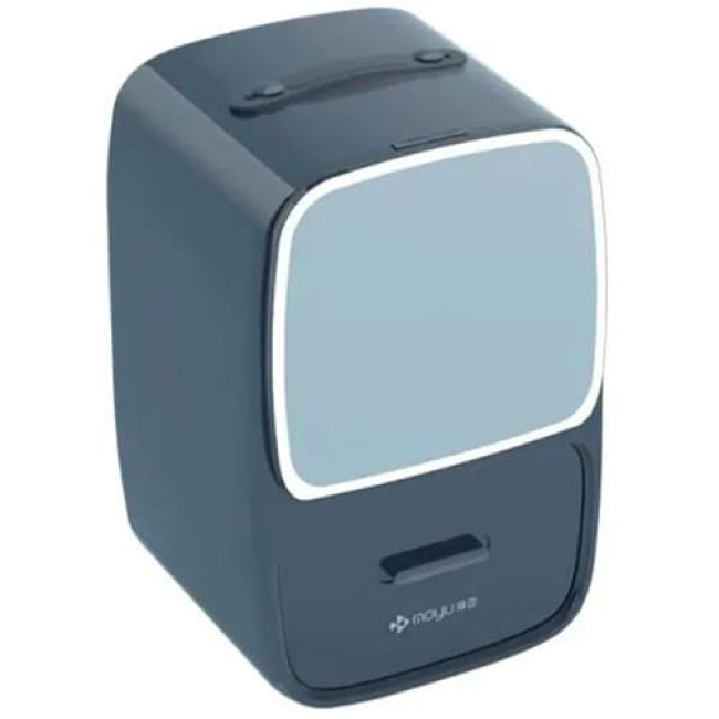 Холодильник для косметики с зеркалом MOYU Magic mirror 220V 18.8L HL-02M Синий - фото 2 - id-p211064123