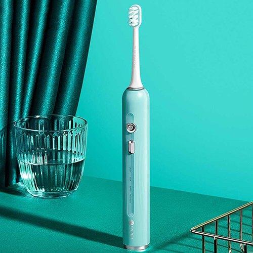 Электрическая зубная щетка Dr.Bei Sonic Electric Toothbrush E5 (Зеленый) - фото 3 - id-p211063651