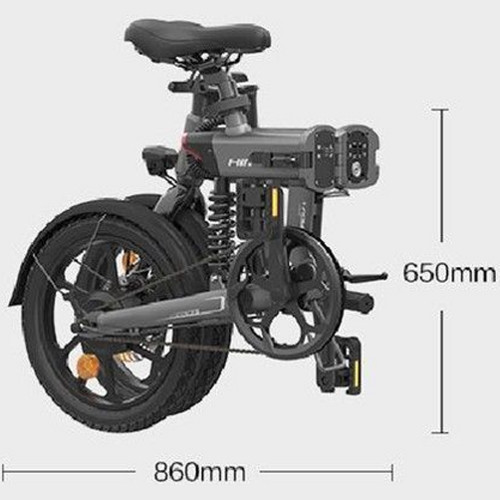 Складной электровелосипед HIMO Z16 Electric Bicycle (Черный) - фото 4 - id-p211062979