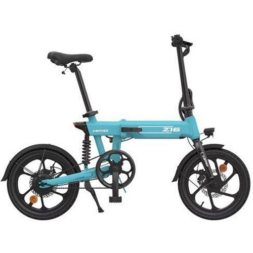 Складной электровелосипед HIMO Z16 Electric Bicycle (Голубой) - фото 1 - id-p211062980