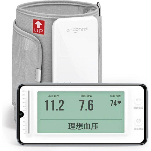 Тонометр Andon Smart Arm Electronic Blood Pressure Monitor BP5 (Серый) - фото 2 - id-p211062991