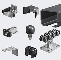 Комплектующие для откатных (сдвижных) ворот