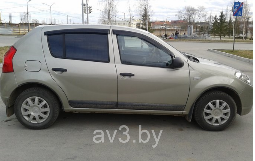 Ветровики Renault Sandero 1 (и Stepway) 2007-2013 / Рено Сандеро Степвей 1