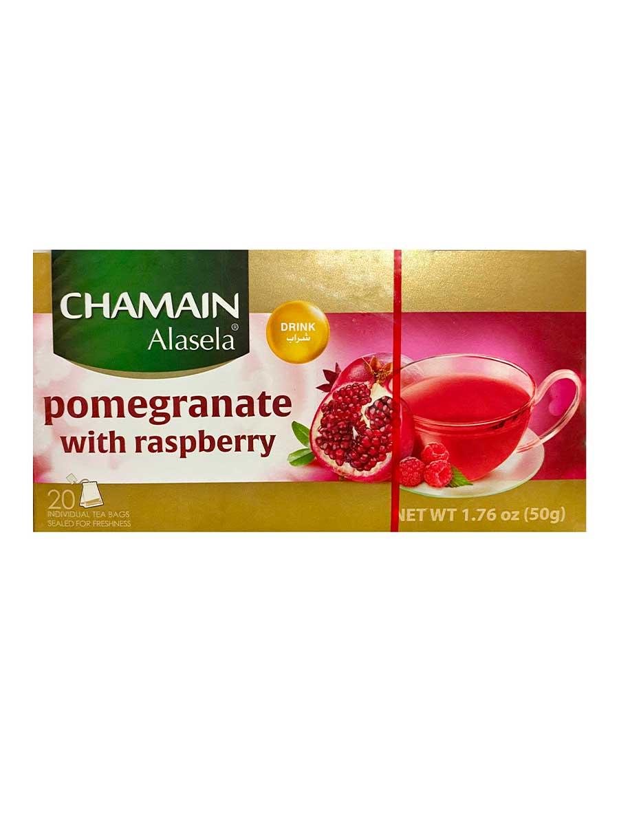 Чай CHAMAIN Pomegranate with raspberry(гранат с малиной) Сирия