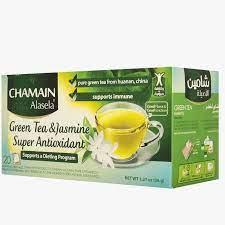 Чай CHAMAIN green tea & jasmine (зеленый чай с жасмином) Сирия - фото 1 - id-p163902414