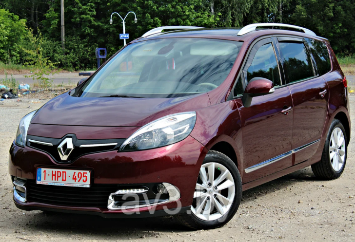 Ветровики Renault Scenic / Grand Scenic (III) с 2009 г.в. [WRL18] (VT52) - фото 1 - id-p90231740