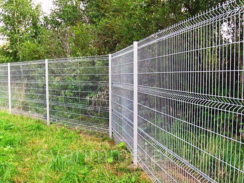 Забор из евро ограждения, 3D (3д), зеленый - фото 5 - id-p211088470