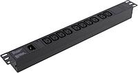 Exegate ServerPro PDU-19H002 Al-10C13-C14-fr EX280860RUS Блок силовых розеток 19" чёрный 1U 10xIEC-320-C13