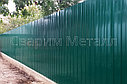 Забор из профлиста (профнастила), коричневый/шоколад, фото 5