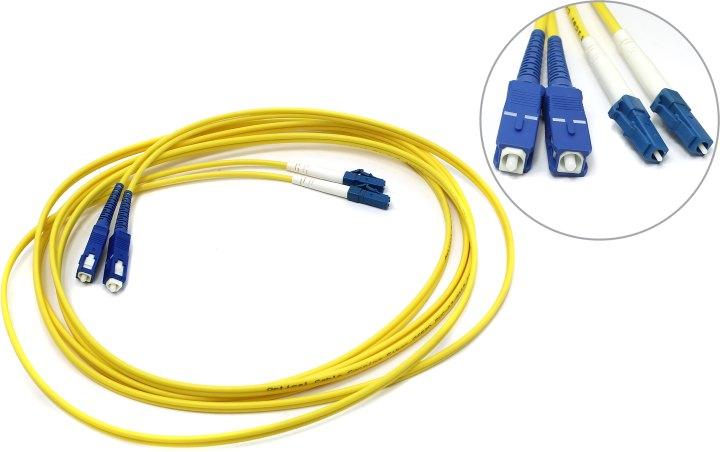 Кабель Patch cord SONATEL ВО LC-SC Duplex SM 9/125 3м - фото 1 - id-p211091873