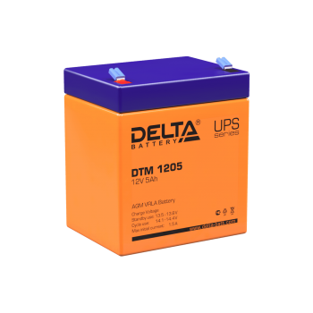 Аккумулятор Delta DTM 1205 (12V 5Ah) для UPS - фото 1 - id-p211091968