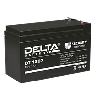 Аккумулятор Delta DT 1207 (12V 7Ah) для слаботочных систем