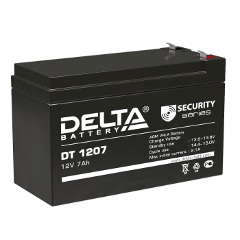 Аккумулятор Delta DT 1207 (12V 7Ah) для слаботочных систем - фото 1 - id-p211091976