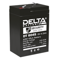Аккумулятор Delta DT 6045 (6V 4.5Ah) для слаботочных систем