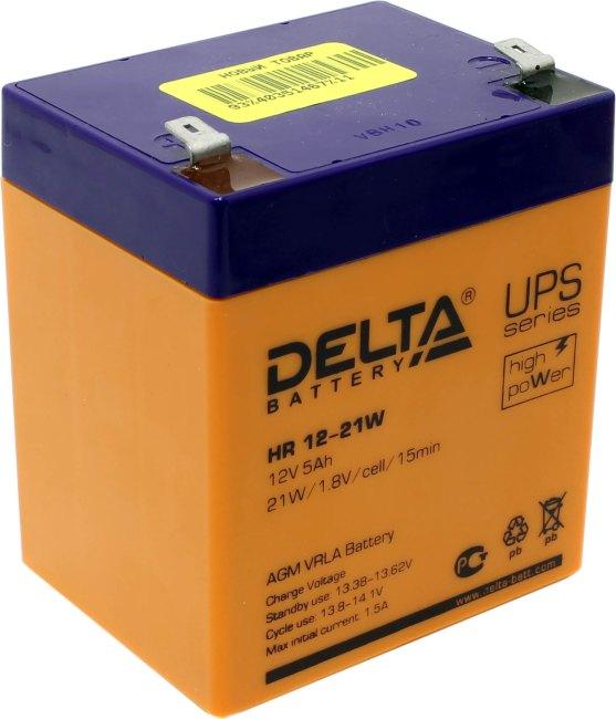 Аккумулятор Delta HR 12-21W (12V 5Ah) для UPS - фото 1 - id-p211091979