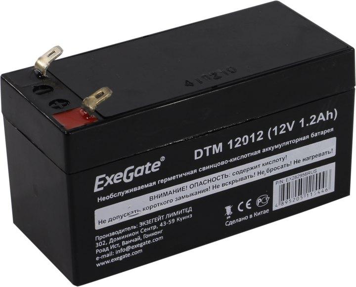 Аккумулятор Exegate DTM 12012 (12V 1.2Ah) EX282956RUS - фото 1 - id-p211092052