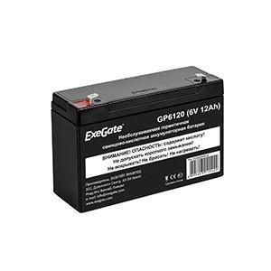 Аккумулятор Exegate GP6120 (6V 12Ah) для UPS EX282954RUS - фото 1 - id-p211092055