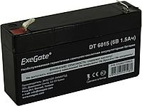 Аккумулятор Exegate DT 6015 (6V 1.5Ah) для слаботочных систем EX285770RUS