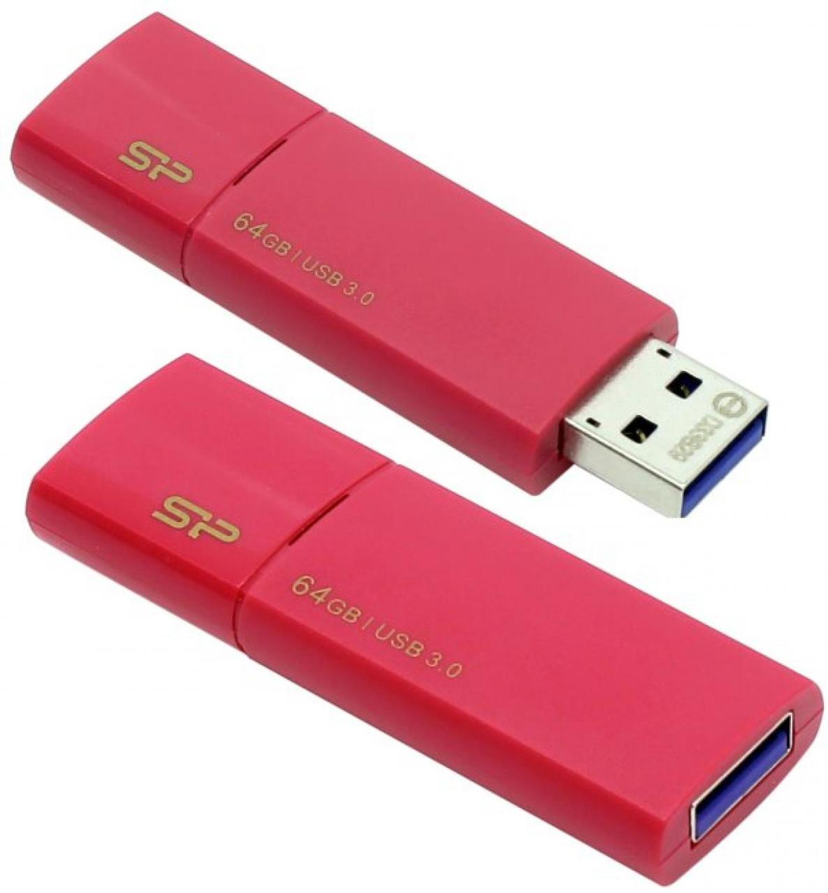 Накопитель Silicon Power Blaze B05 SP064GBUF3B05V1H USB3.0 Flash Drive 64Gb (RTL) - фото 1 - id-p211089213