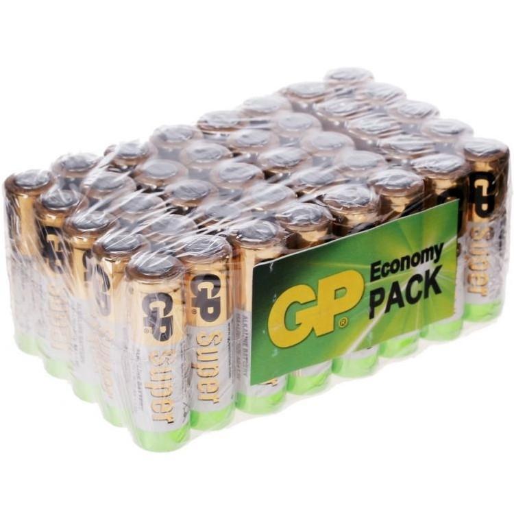 GP Super Alkaline 15A-B40 LR6, (GP15A-VS40) AA (40 шт. в уп-ке) - фото 1 - id-p211090467