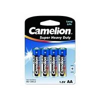 Camelion R 6 Blue BL-4 (R6P-BP4B, батарейка,1.5В) (4 шт. в уп-ке)